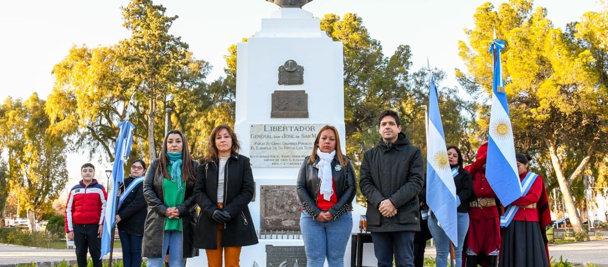 PUERTO MADRYN CONMEMORÓ EL 172° ANIVERSARIO DEL PASO A LA INMORTALIDAD DEL GENERAL JOSÉ DE SAN MARTÍN