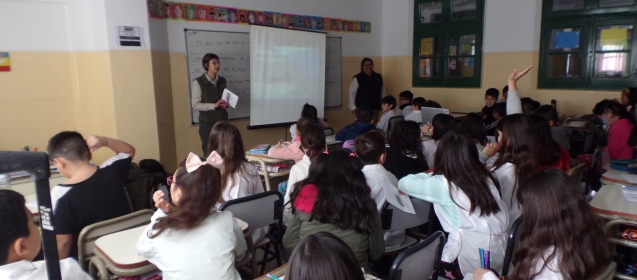 El Gobierno del Chubut dictó charlas sobre fauna silvestre en escuelas primarias de Puerto Madryn