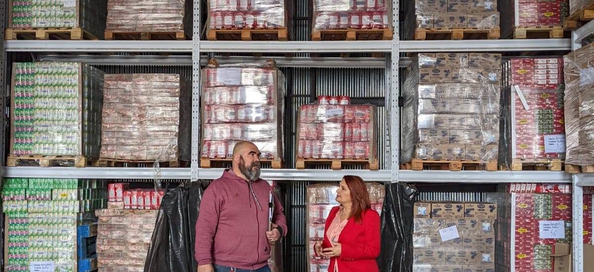 Continúa la entrega de módulos de alimentos a localidades de la Provincia