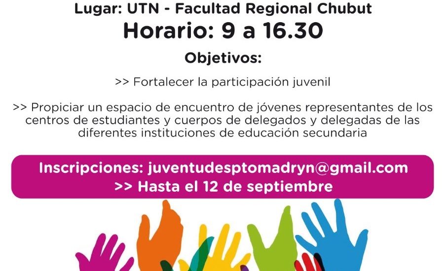 INVITAN A UN ENCUENTRO DE PARTICIPACIÓN JUVENIL