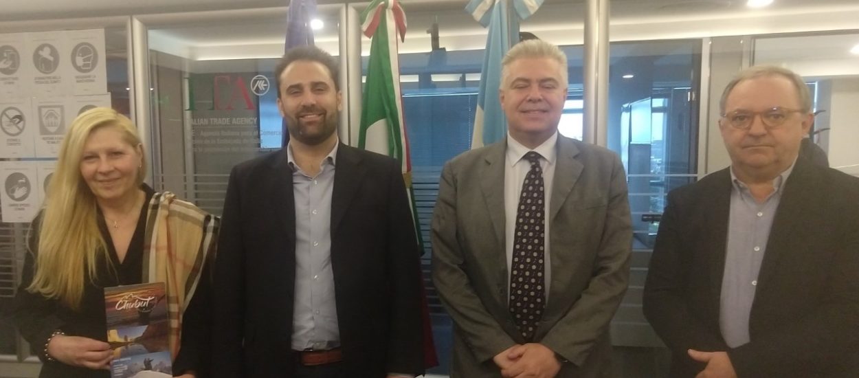 Chubut e Italia acuerdan aumentar el intercambio comercial