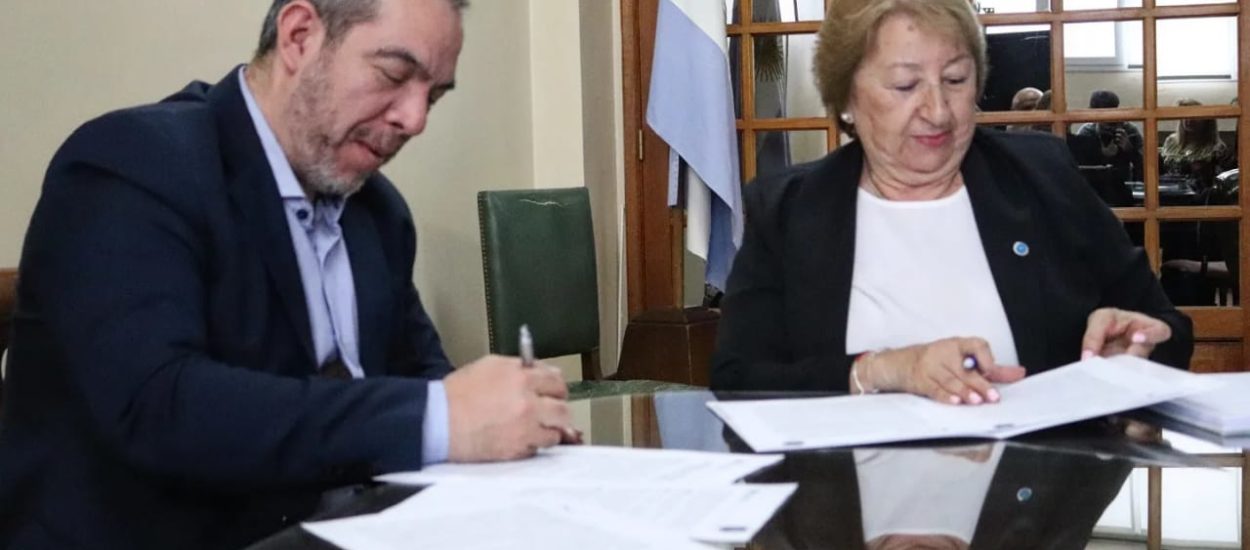 Educación: Grazzini cumplió una amplia agenda de trabajo en Comodoro Rivadavia 