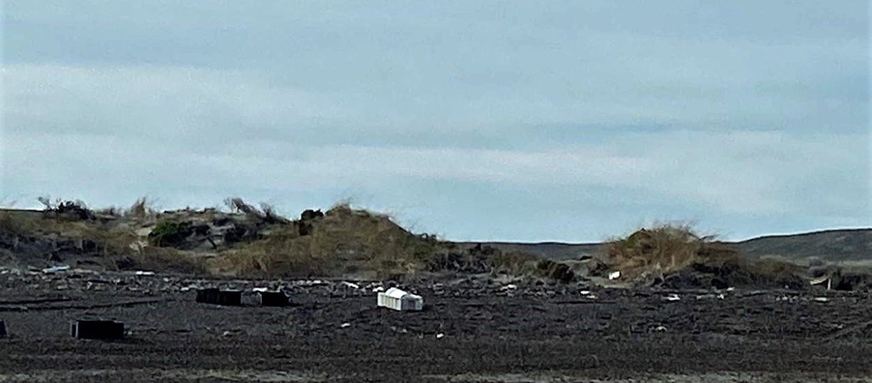 Funcionarios y Técnicos Provinciales recorrieron playas afectadas por residuos pesqueros junto a inspectores de Nación 