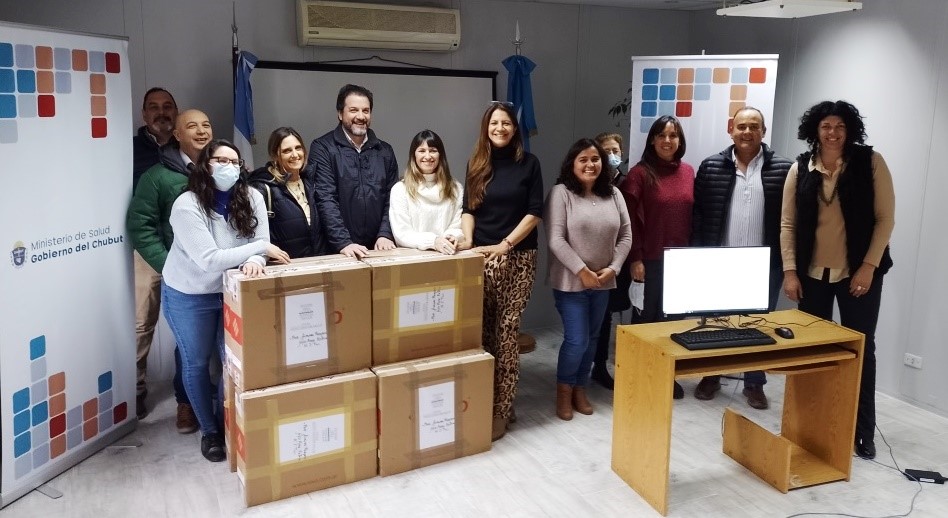 El Gobierno del Chubut entregó nuevas computadoras a Centros de Atención Primaria de la Salud de Trelew