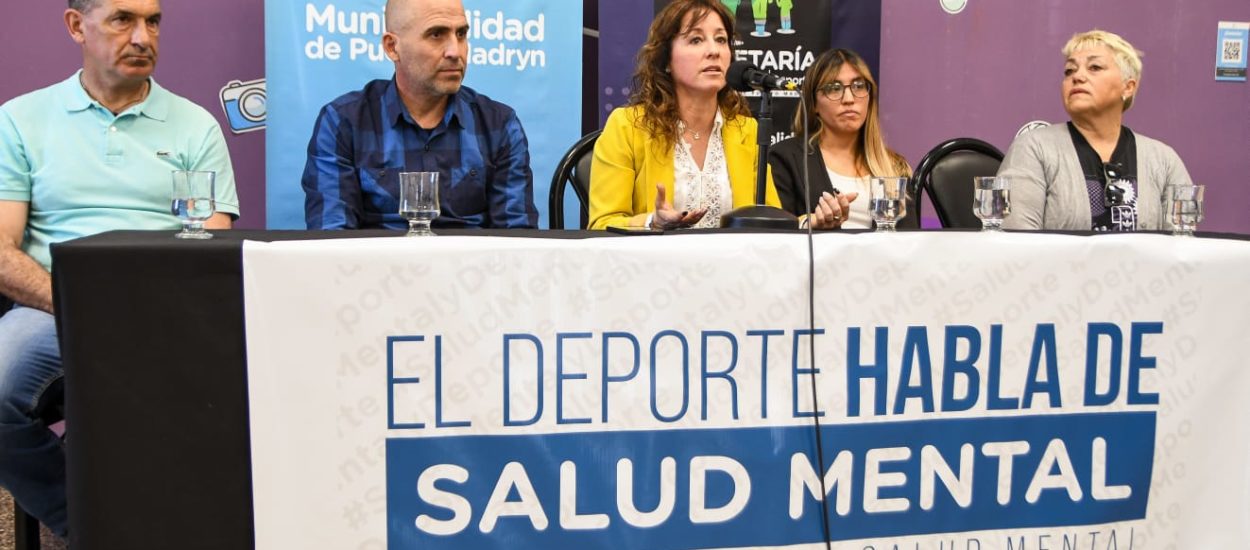 SE PRESENTÓ EN PUERTO MADRYN LA CAMPAÑA “EL DEPORTE HABLA DE SALUD MENTAL”
