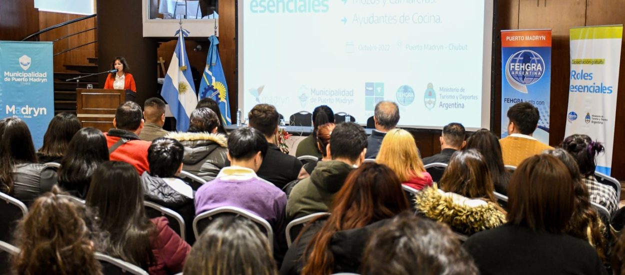 SE PRESENTÓ EN MADRYN EL PROGRAMA DE FORMACIÓN INTEGRAL PARA HOTELERÍA Y GASTRONOMÍA