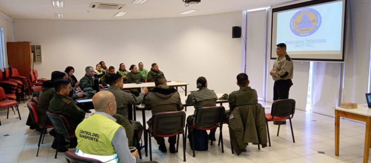 Provincia realizó una capacitación sobre transporte de materiales peligrosos