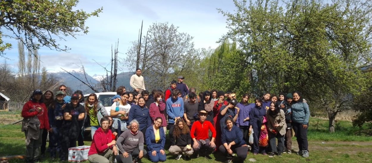 El Hoyo: Provincia coordinó actividad donde se plantaron 2 mil cipreses en áreas afectadas por incendios