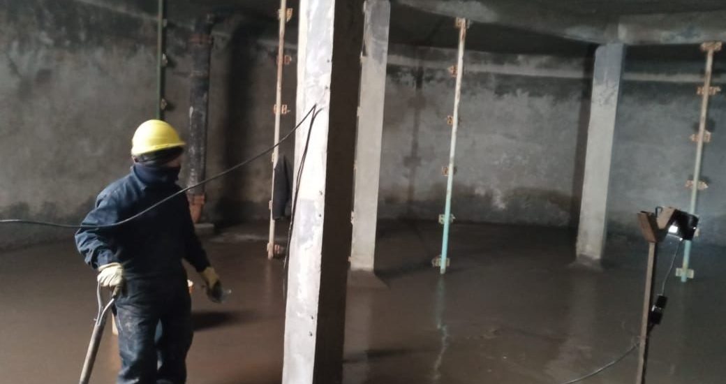 El Gobierno del Chubut construye una nueva cisterna en José de San Martín 