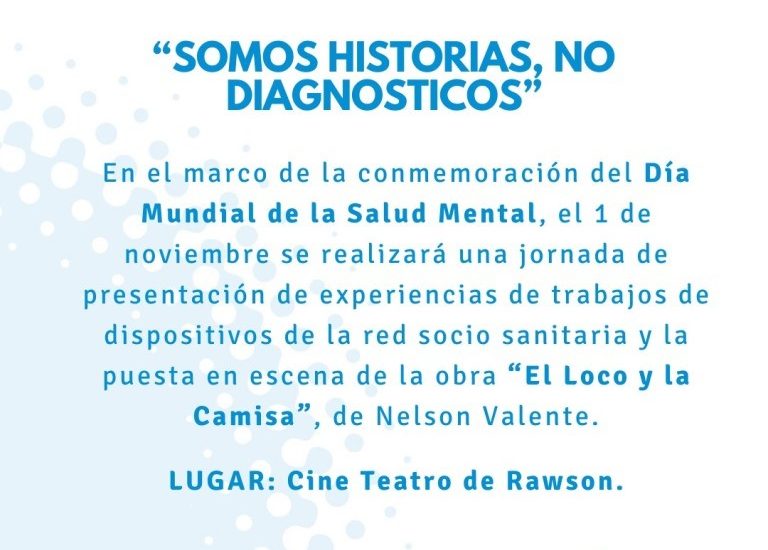 Provincia realizará una jornada de presentación de experiencias en Salud Mental y Adicciones