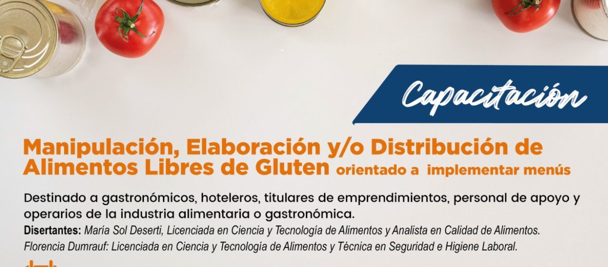 El Gobierno de la Provincia impulsa capacitación sobre manipulación de alimentos libres de gluten