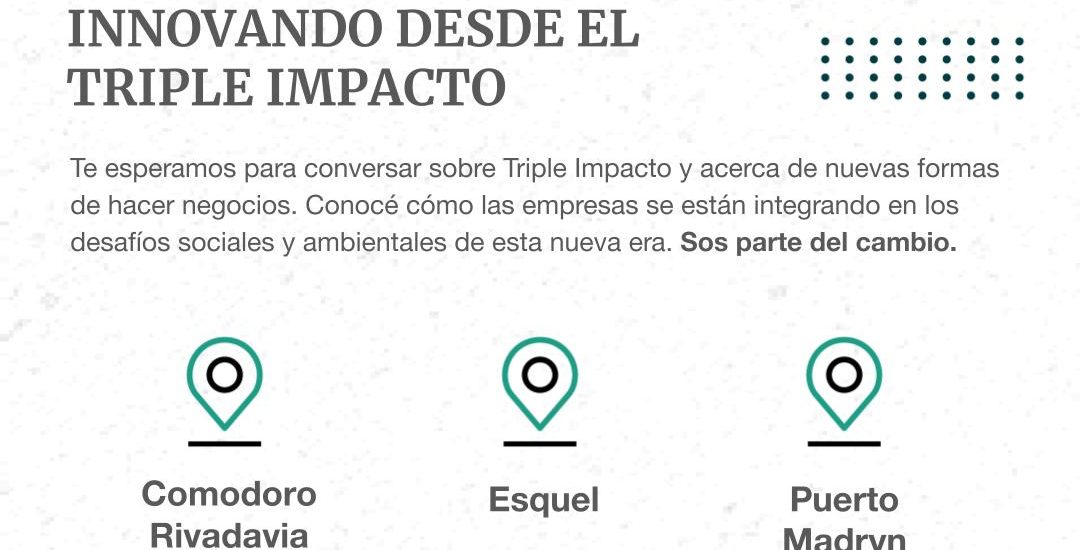 El Gobierno del Chubut convoca a empresas a taller de innovación y triple impacto