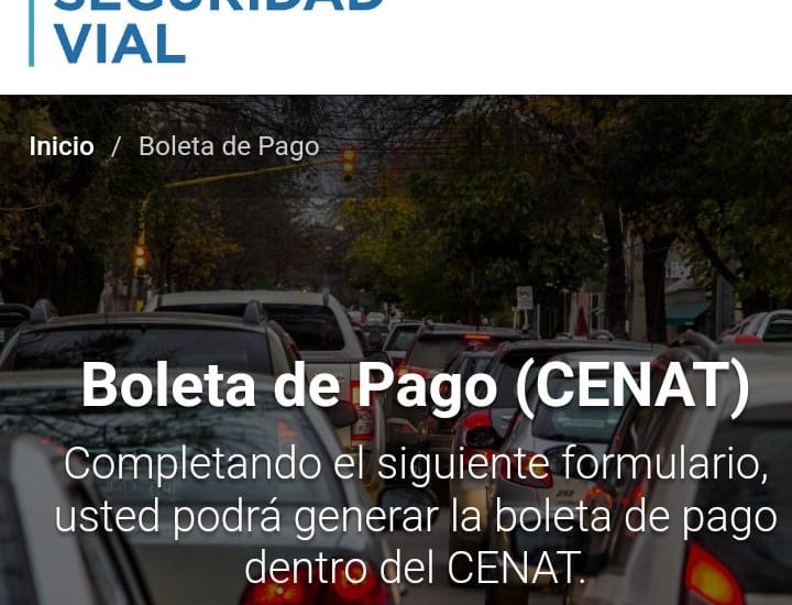 Provincia informa la página web oficial para concretar trámites sobre antecedentes de tránsito y los pagos de tasas