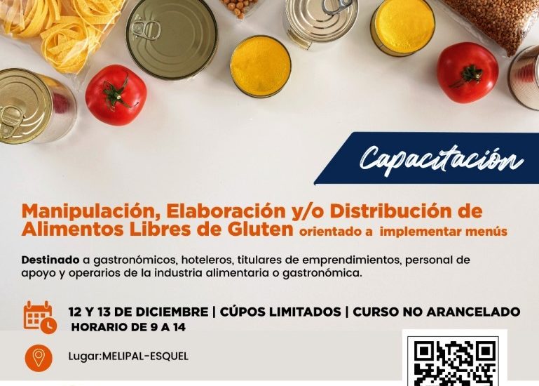 Esquel: Provincia impulsa capacitación sobre manipulación de alimentos libres de gluten