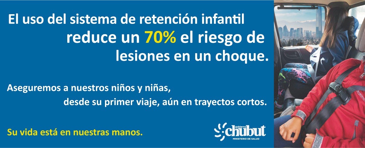 Provincia recordó medidas para prevenir lesiones en menores por causa de Siniestros Viales