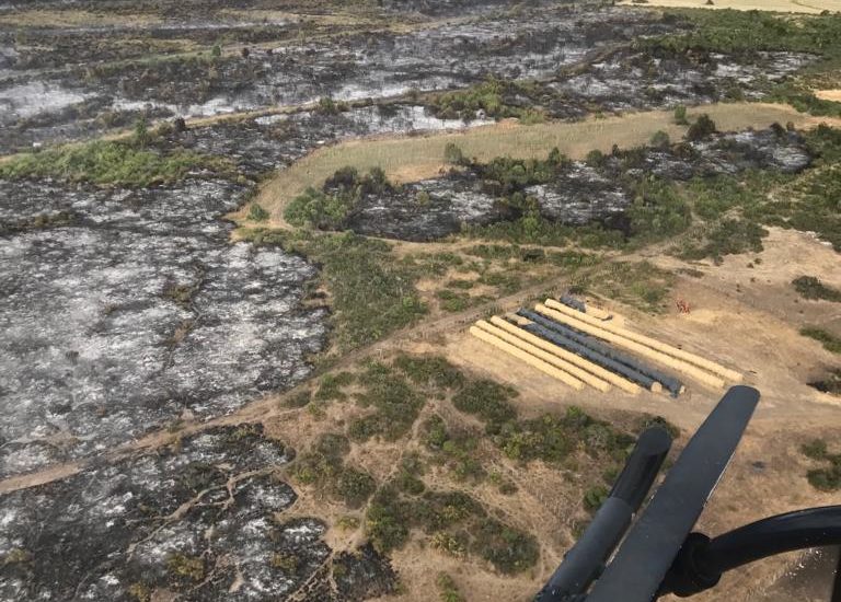 Brigadistas contienen incendios en cercanías del Parque Nacional Los Alerces y en Paso Ancho