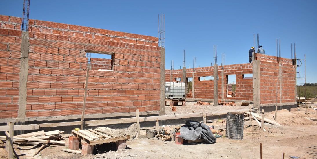 El Gobierno de la Provincia avanza en la construcción del Centro de Salud en el barrio Solana de Puerto Madryn