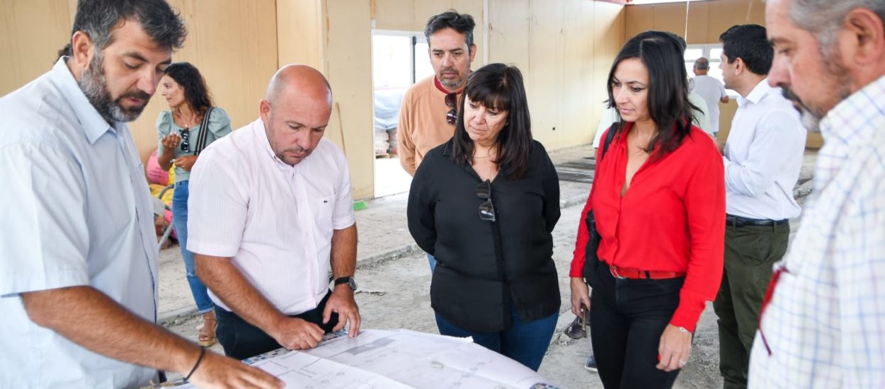 EL INTENDENTE RECORRIÓ LOS AVANCES EN LA CONSTRUCCIÓN DE LA NUEVA ESCUELA TÉCNICA DE LA CAMAD