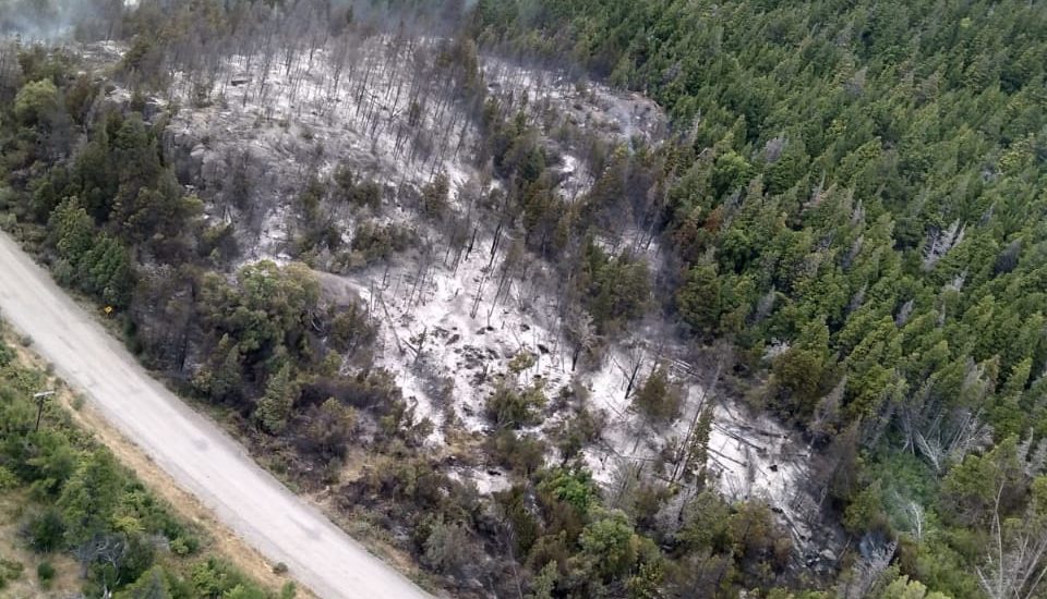 Se circunscribieron los incendios de Los Cipreses y el Parque Nacional “Los Alerces”