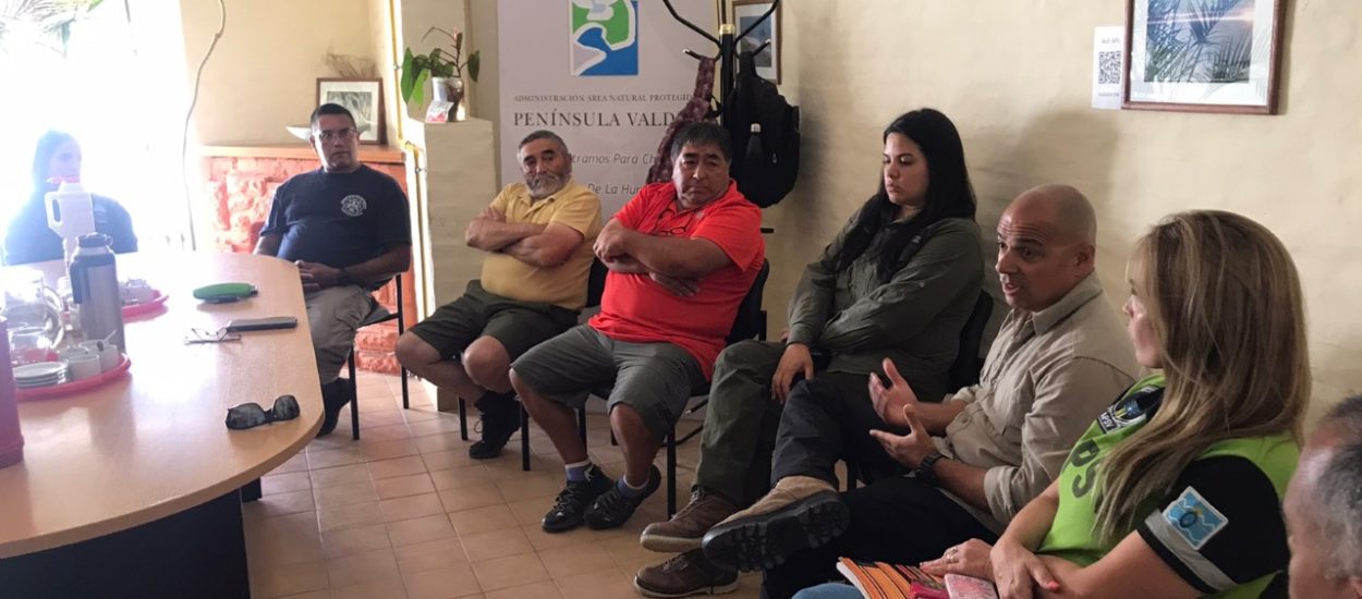 El Gobierno del Chubut realizó el primer encuentro de trabajo para atender emergencias en Península Valdés