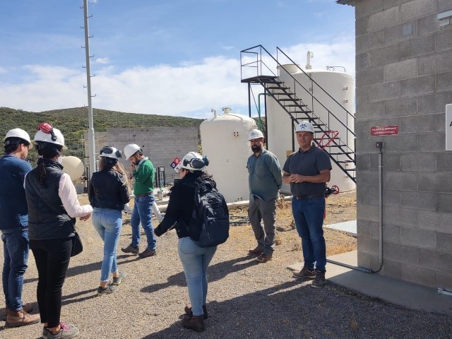 Técnicos del Ministerio de Ambiente se interiorizaron sobre proyectos de la Planta de Hidrógeno de Hychico