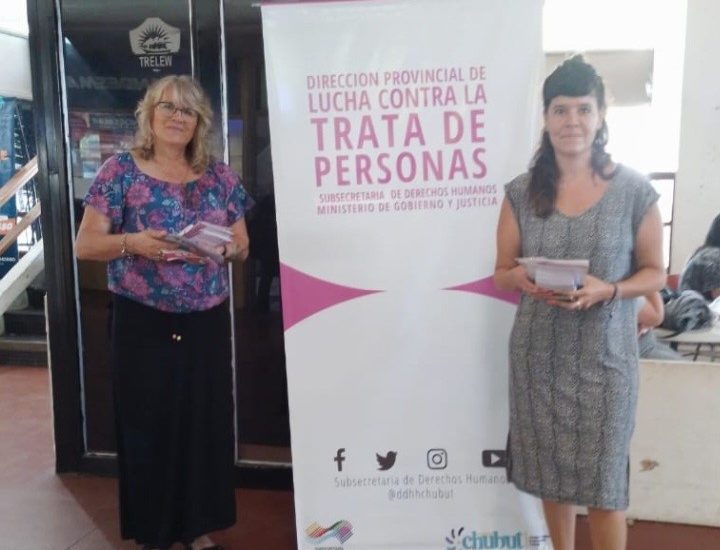 Provincia realiza campaña de difusión de la Línea 145 para denuncias de casos de Trata de Personas