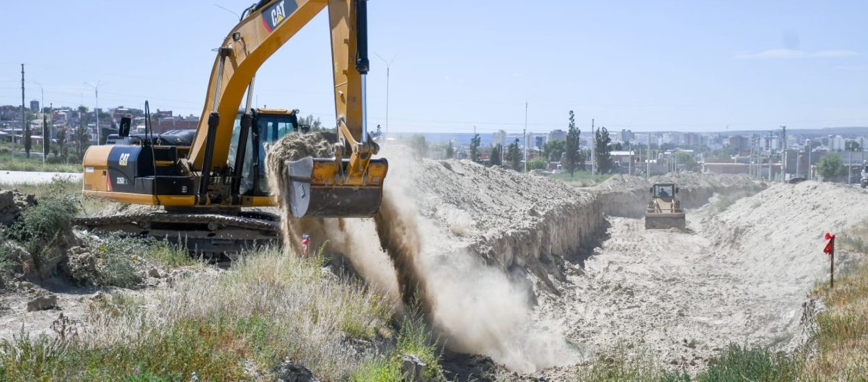 AVANZAN A GRAN RITMO LAS OBRAS QUE SE ESTÁN LLEVANDO A CABO EN EL BARRIO NUEVA CHUBUT DE PUERTO MADRYN