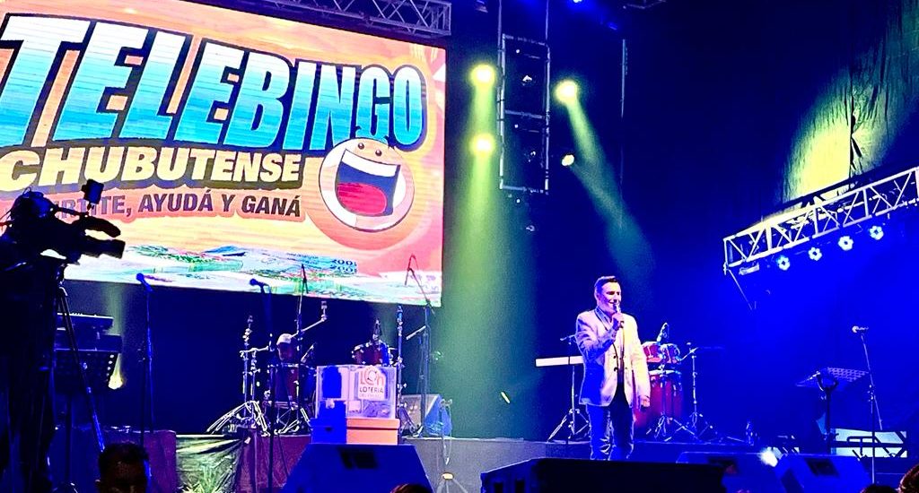 El Telebingo Chubutense abrió la Fiesta del Cordero en Puerto Madryn