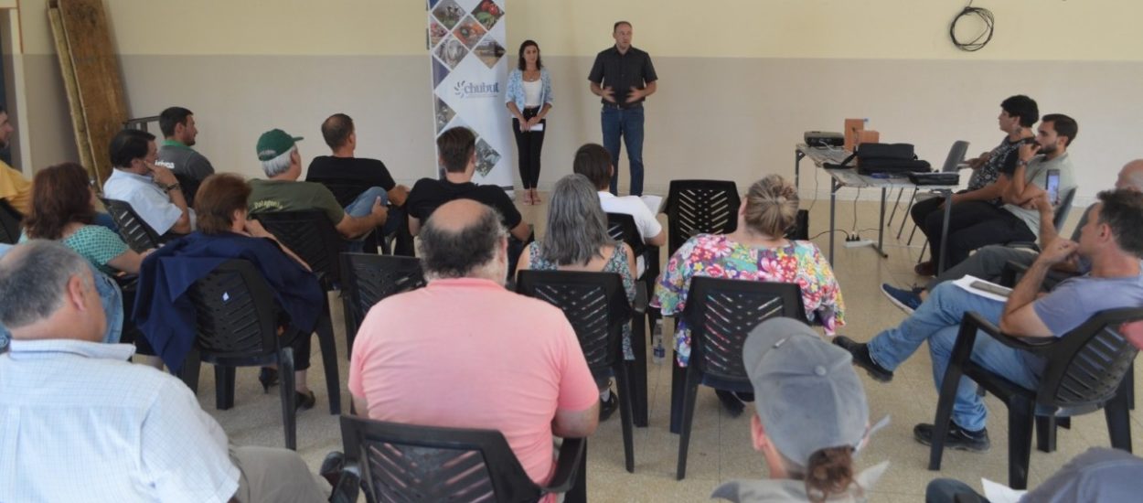 El Gobierno provincial difunde línea de financiamiento para mejorar sistemas de riego en Chubut