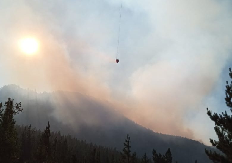 Brigadistas trabajan para controlar incendio en El Pedregoso