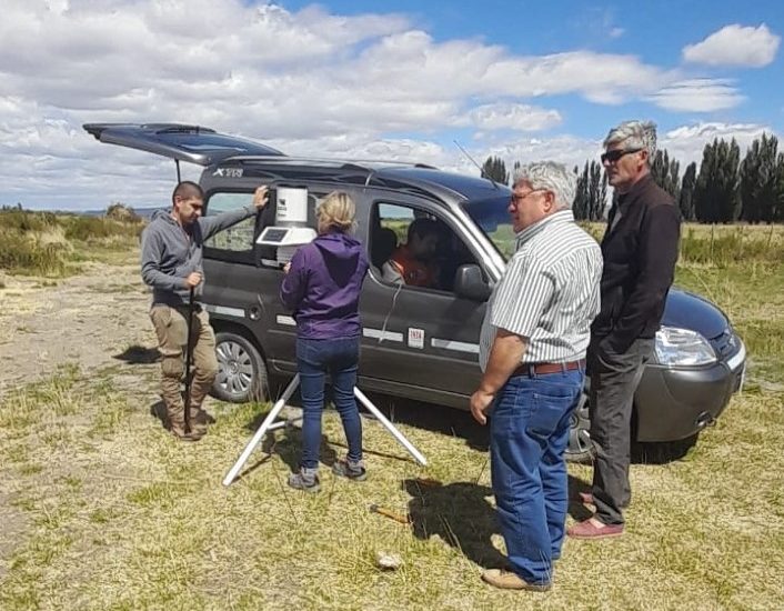 El Gobierno Provincial instaló estaciones meteorológicas en Sarmiento para prevenir heladas