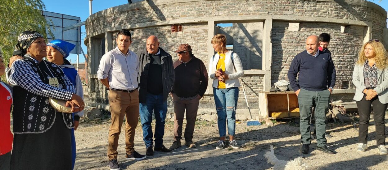 El Gobierno de la Provincia supervisó la construcción de viviendas para la Comunidad Mapuche-Tehuelche en Puerto Madryn