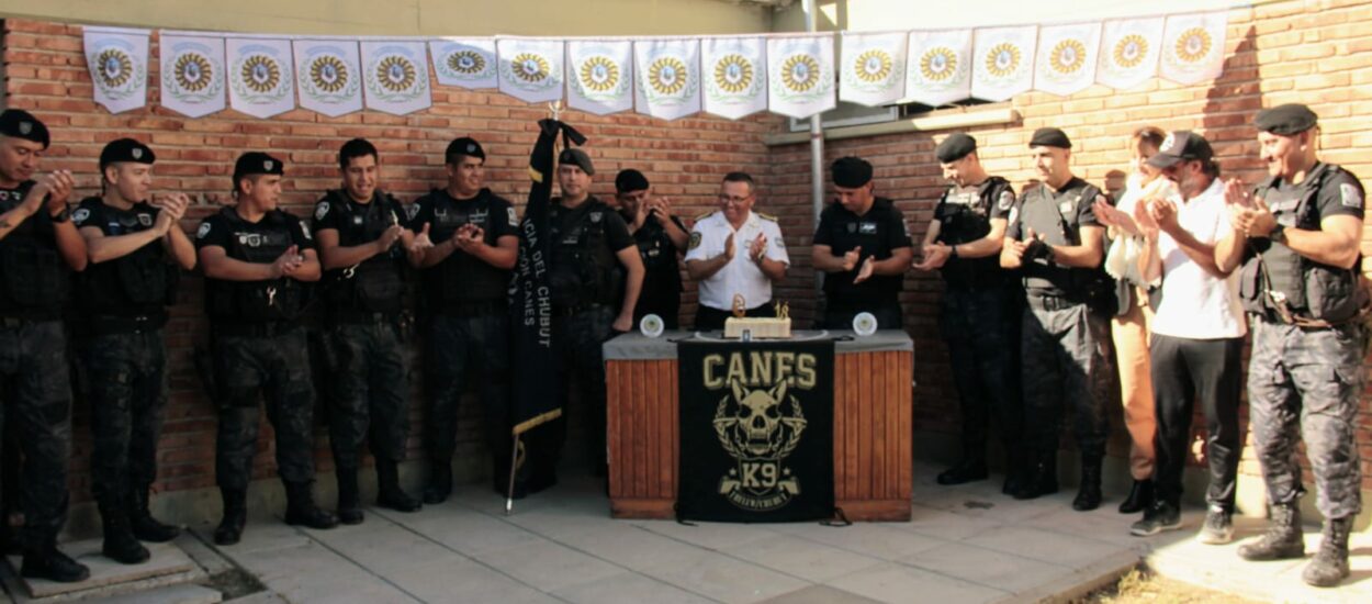 Trelew: La Policía del Chubut celebró un nuevo aniversario de la Sección Canes y reconoció a sus efectivos por intervenciones destacadas