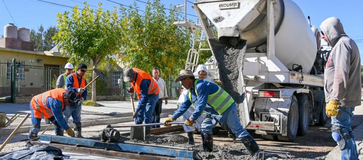 SE SIGUEN DESARROLLANDO OBRAS DE INFRAESTRUCTURA EN TODOS LOS SECTORES DE PUERTO MADRYN