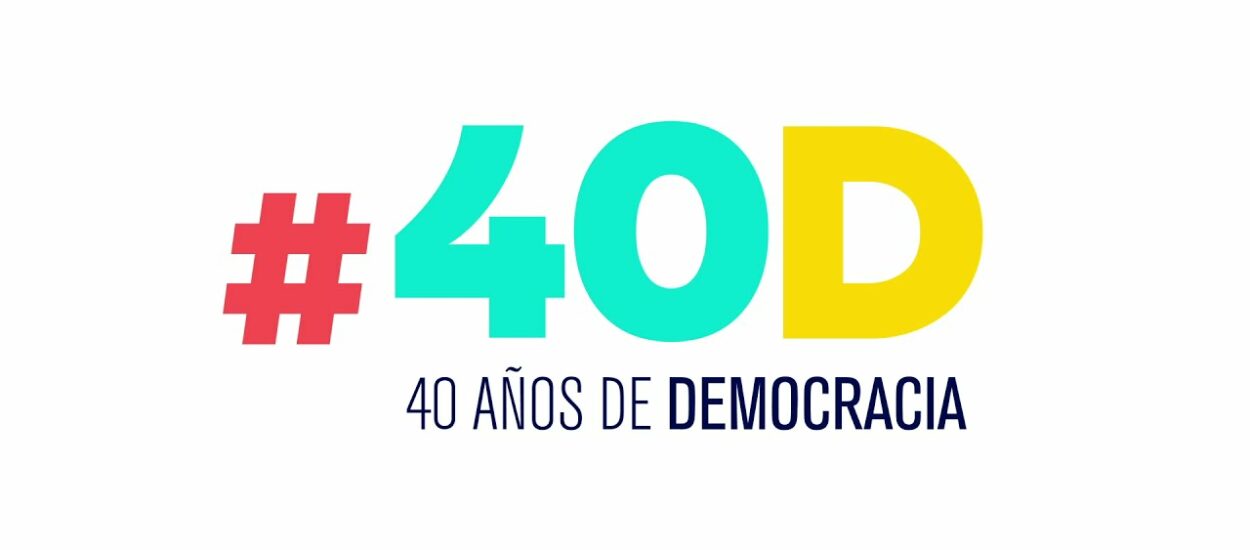 SE ABRE LA CONVOCATORIA PARA PARTICIPAR DE ACTIVIDADES POR LOS 40 AÑOS DE DEMOCRACIA 