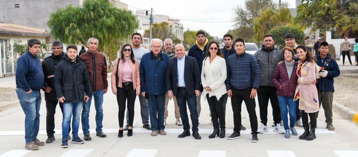 EL ANILLADO DE PAVIMENTACIÓN EN EL SECTOR SUR REPRESENTA UN ANTES Y UN DESPUÉS EN EL TRÁNSITO Y LA CIRCULACIÓN DE PUERTO MADRYN