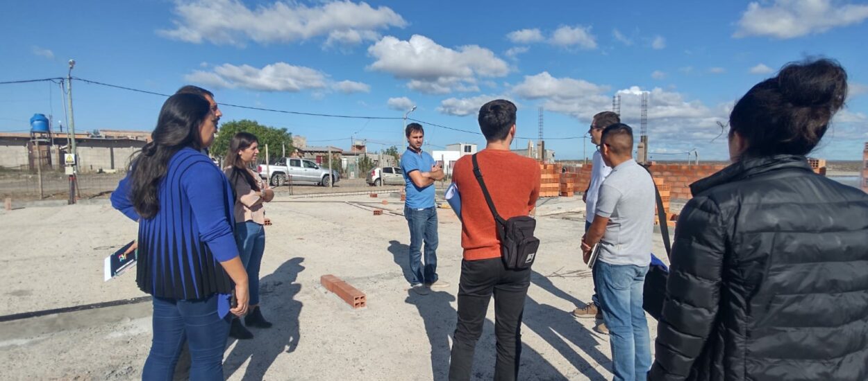 Educación: Representantes de Nación recorrieron obras de Jardines en Comodoro y Rawson