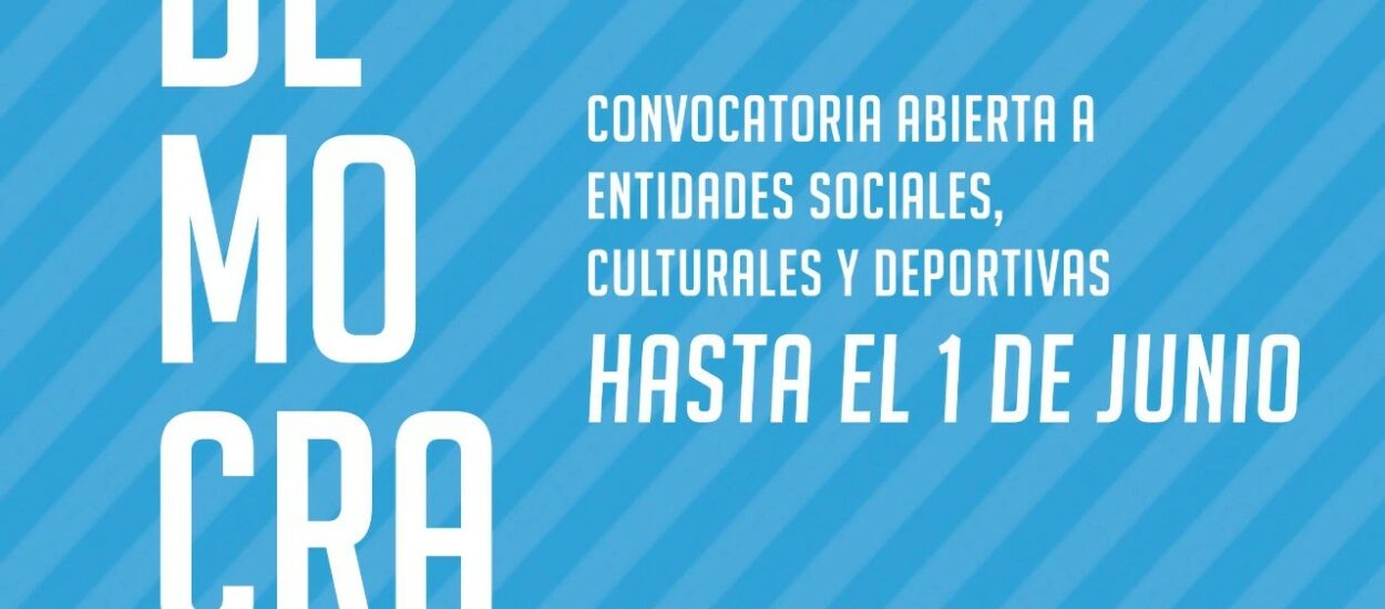 AMPLÍAN EL PLAZO DE CONVOCATORIA PARA PARTICIPAR DE LAS ACTIVIDADES POR LOS 40 AÑOS DE DEMOCRACIA