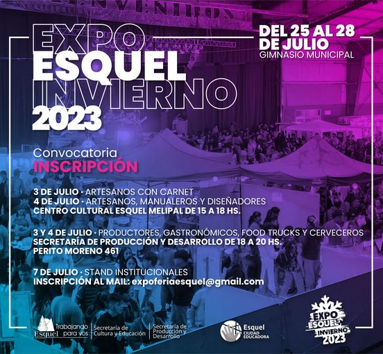 Expo Invierno 2023: Una oportunidad para disfrutar del arte, la gastronomía y el emprendimiento en Esquel