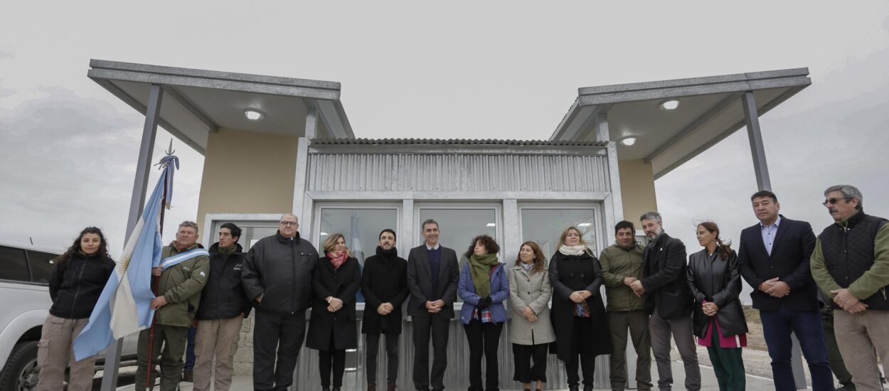 Autoridades provinciales y nacionales dejaron habilitado el nuevo Puesto de Control en el acceso a Península Valdés 