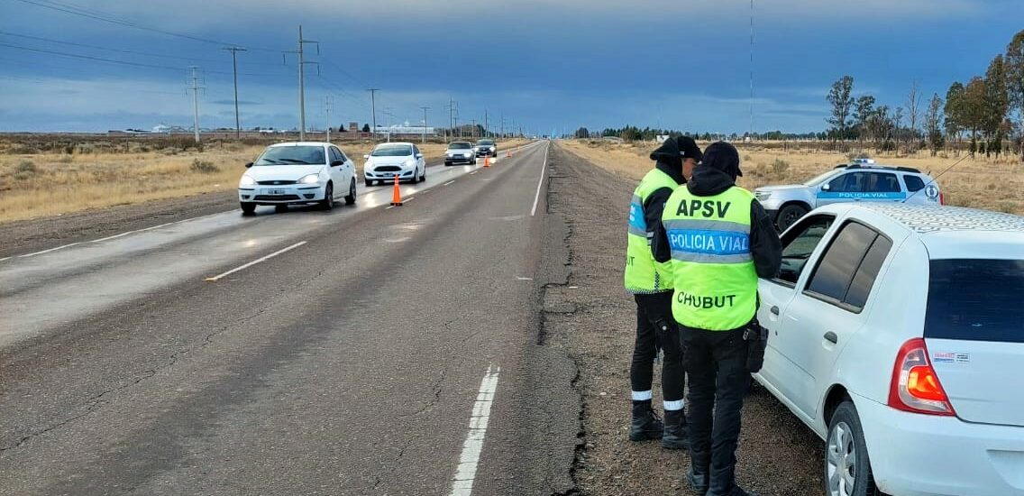 Seguridad Vial: Se controlaron más de 6 mil vehículos y se detectaron 43 conductores alcoholizados durante el fin de semana en Chubut