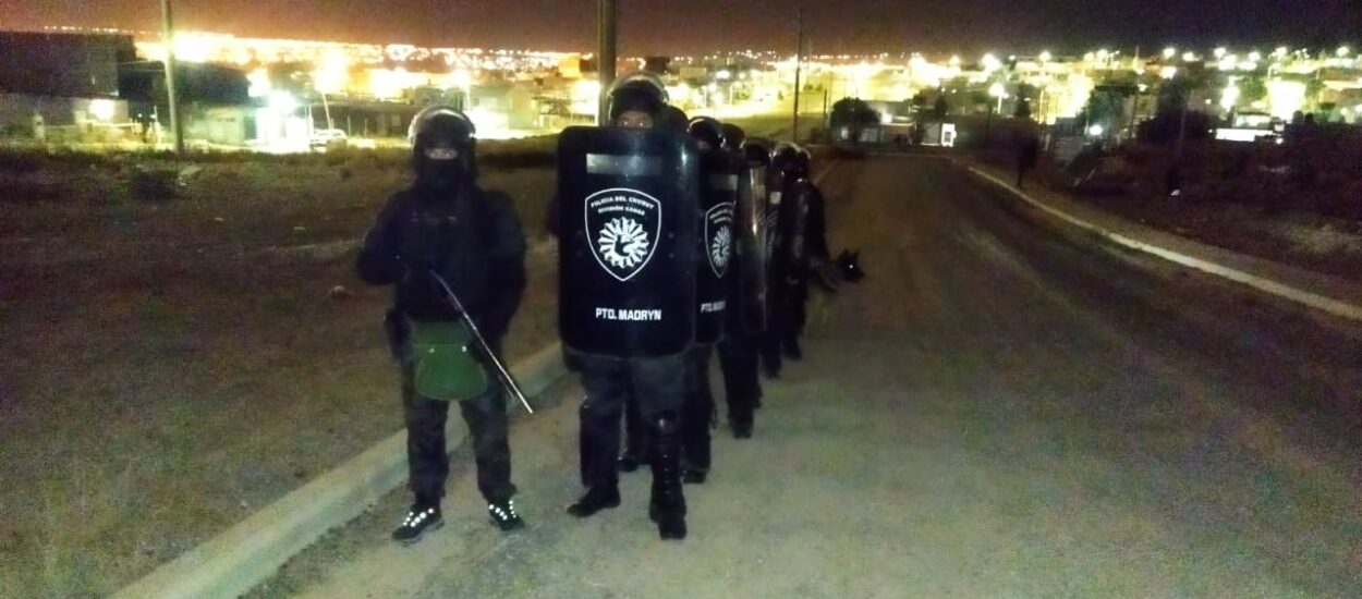 Operativo policial para evitar la usurpación de terrenos