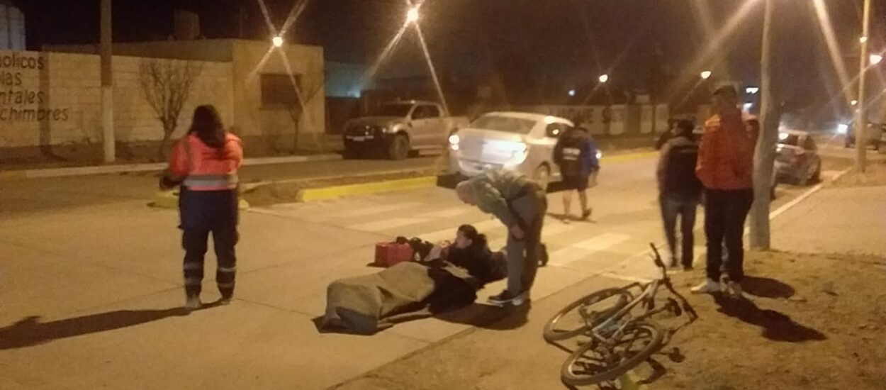 Accidente de tránsito con persona lesionada