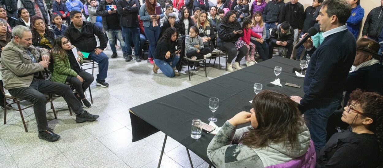 JUAN PABLO LUQUE Y OTHAR MACHARASHVILI MANTUVIERON REUNIONES CON VECINOS DE LA ZONA NORTE DE COMODORO