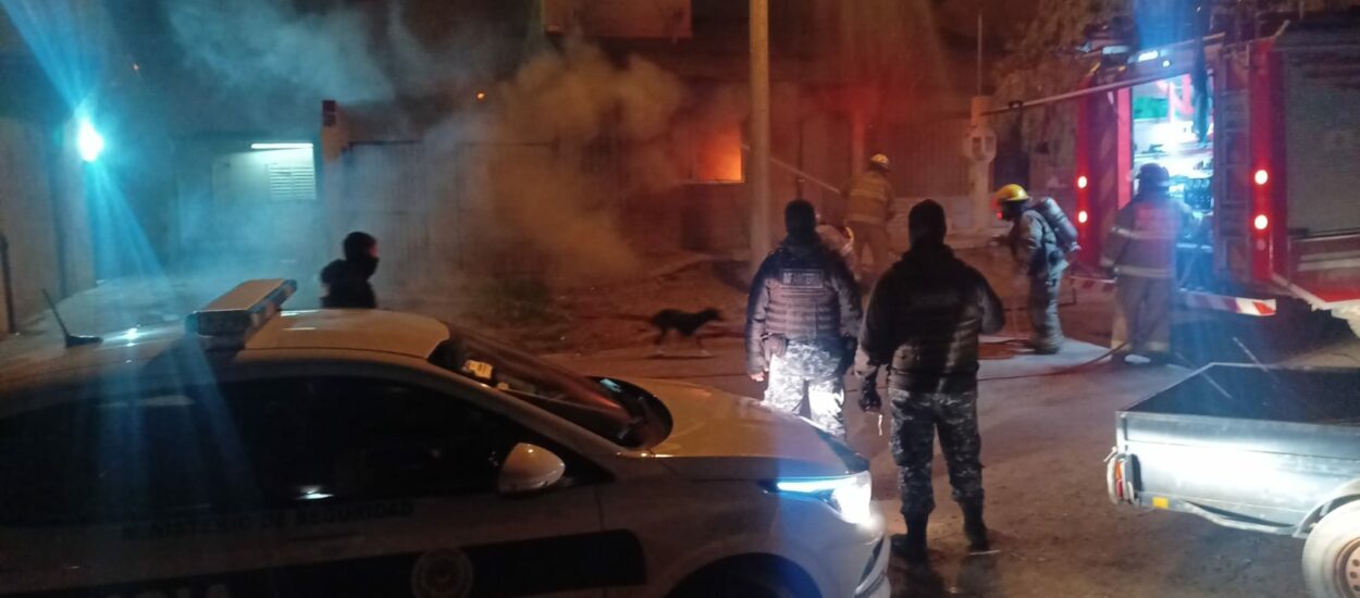 Incendio de vivienda en barrio San Miguel