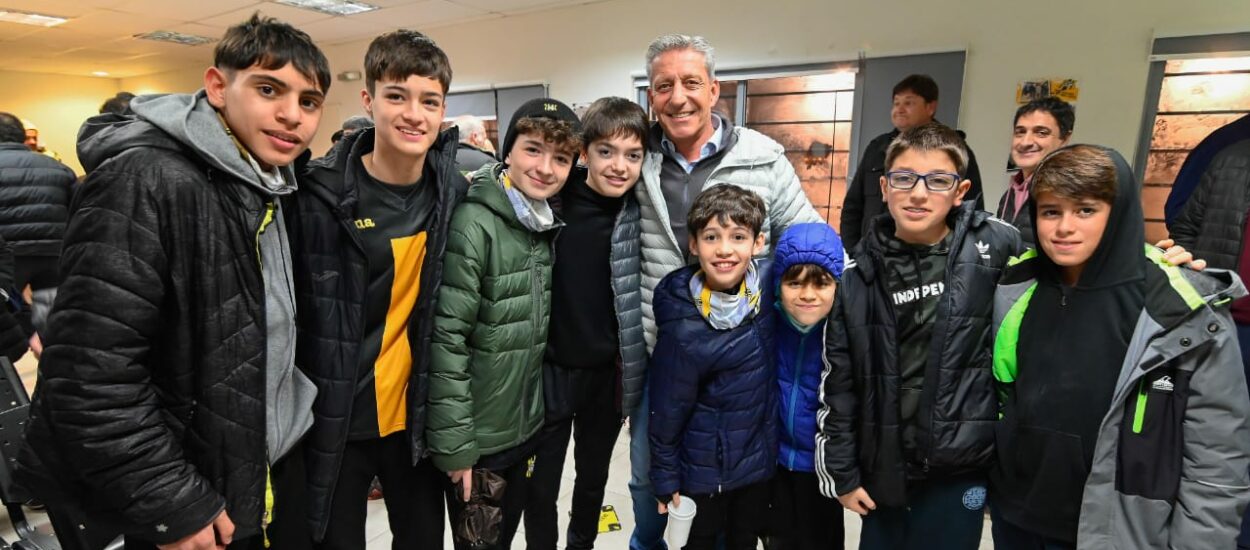 Arcioni: “Esto es un compromiso que venimos a cumplir para los 400 niños que concurren al club” 