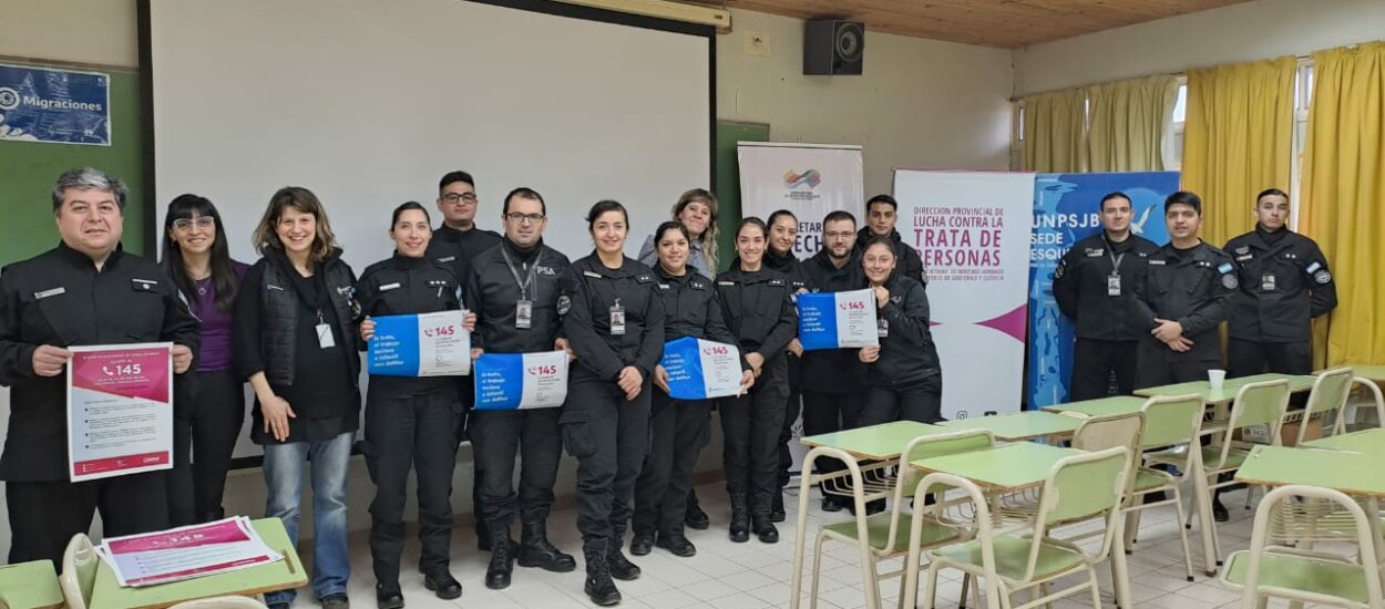 El Gobierno Provincial capacitó a fuerzas de seguridad en materia de trata y tráfico de personas