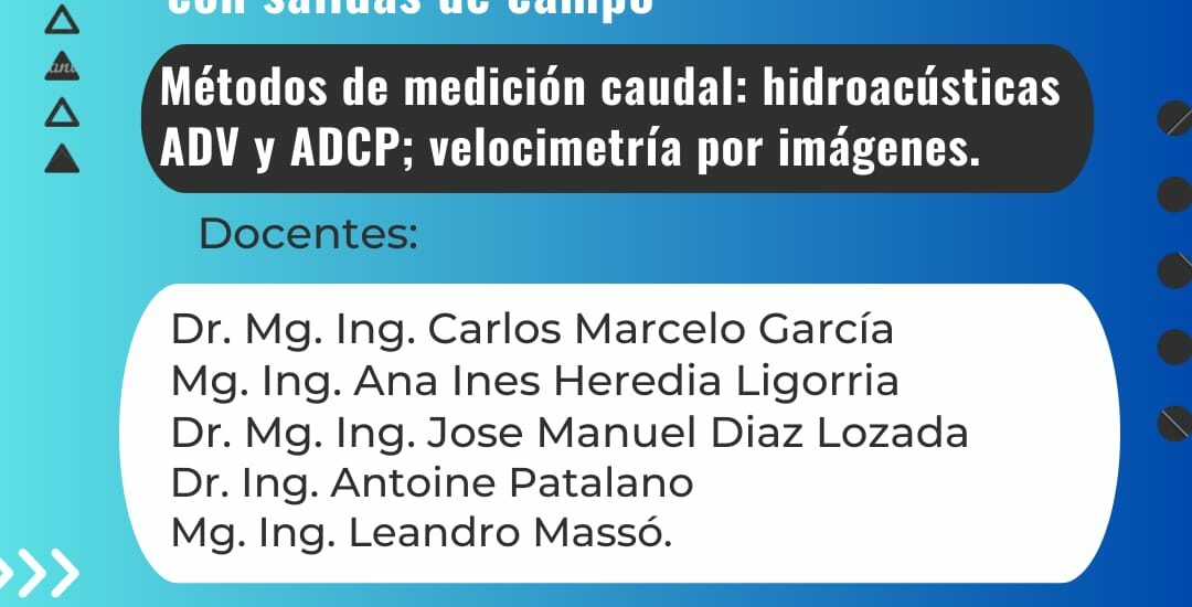 El Gobierno del Chubut organiza las Jornadas de Capacitación sobre “Técnicas avanzadas de Hidrometría”