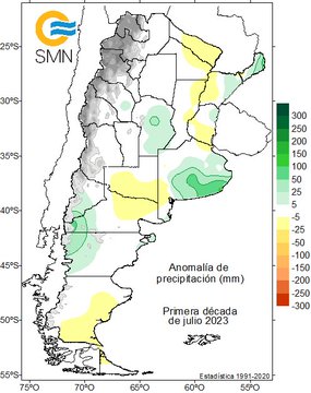 Altas temperaturas y lluvias intensas marcan el inicio de julio en Argentina