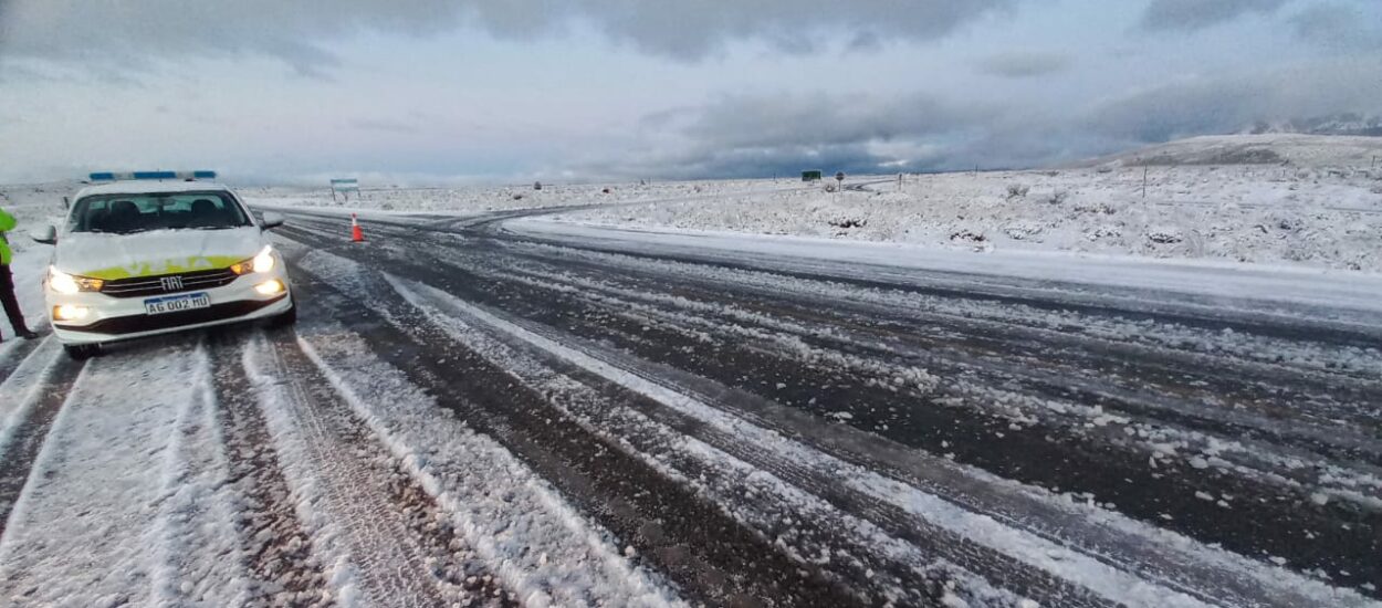 El Gobierno del Chubut despliega un fuerte operativo en rutas ante las inclemencias del tiempo 
